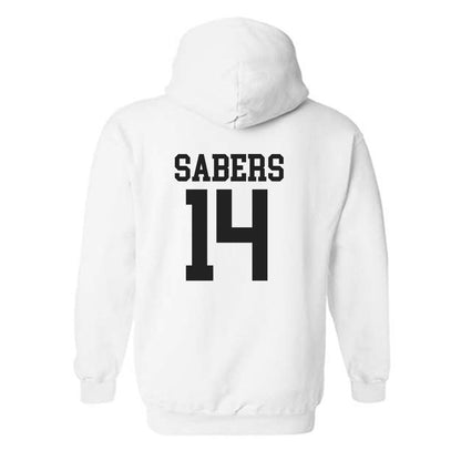 Campbell - NCAA Baseball : Zach Sabers - Hooded Sweatshirt Replica Shersey