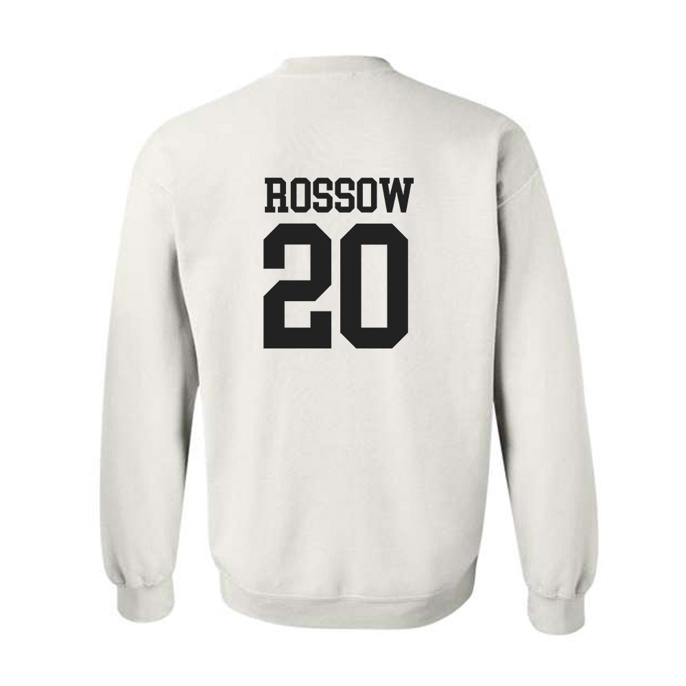 Campbell - NCAA Baseball : David Rossow - Crewneck Sweatshirt Replica Shersey