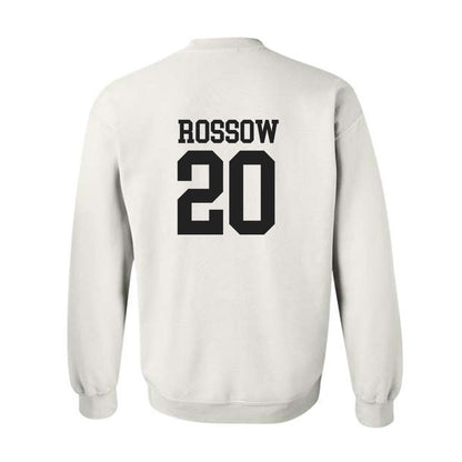 Campbell - NCAA Baseball : David Rossow - Crewneck Sweatshirt Replica Shersey