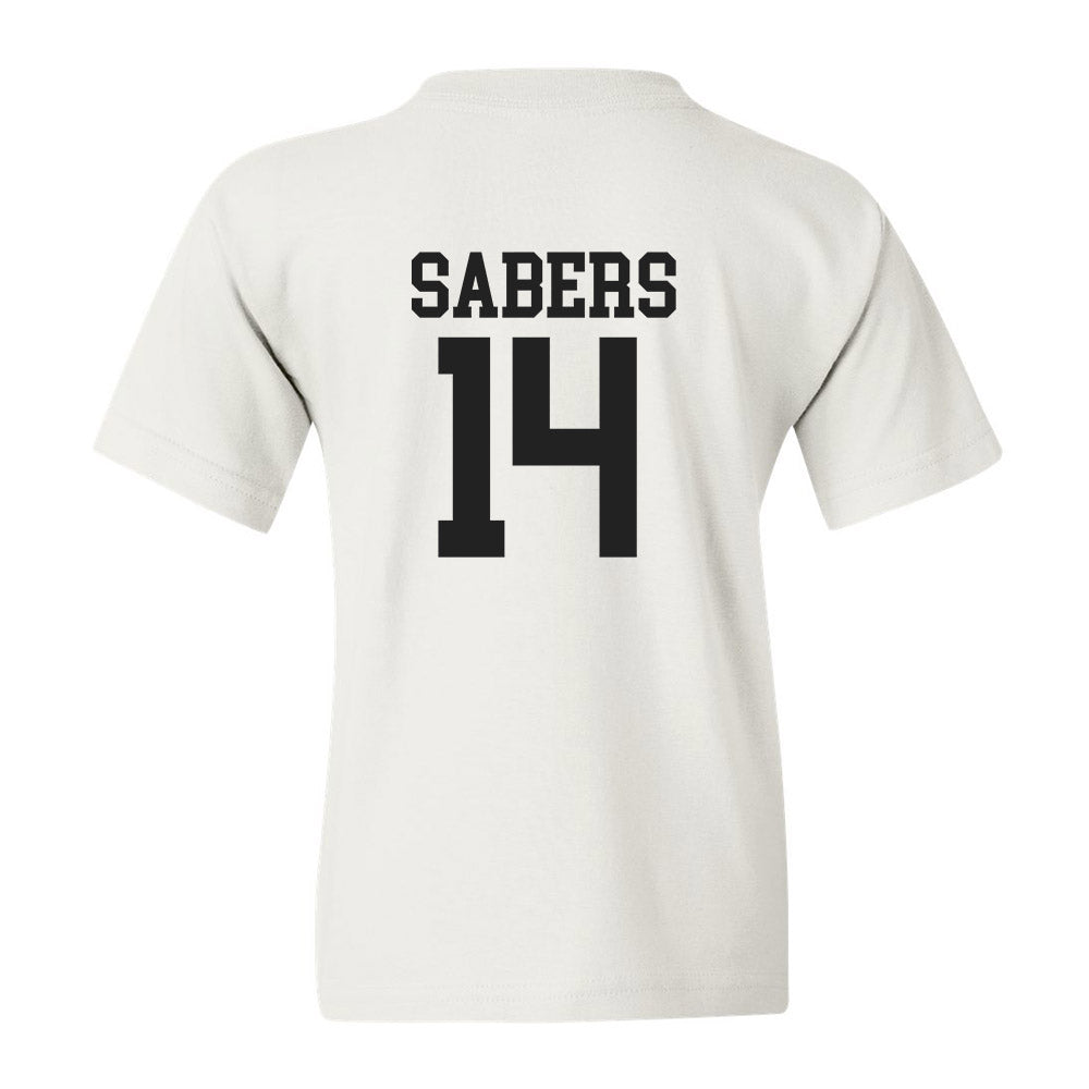 Campbell - NCAA Baseball : Zach Sabers - Youth T-Shirt Replica Shersey