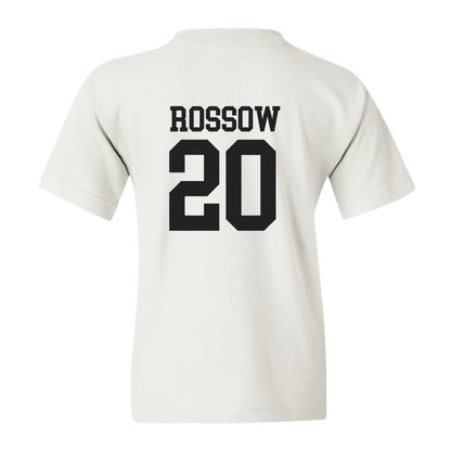 Campbell - NCAA Baseball : David Rossow - Youth T-Shirt Replica Shersey