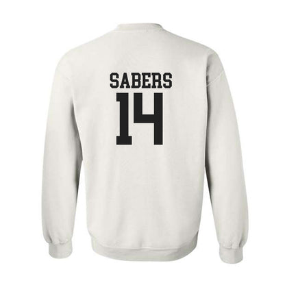 Campbell - NCAA Baseball : Zach Sabers - Crewneck Sweatshirt Replica Shersey