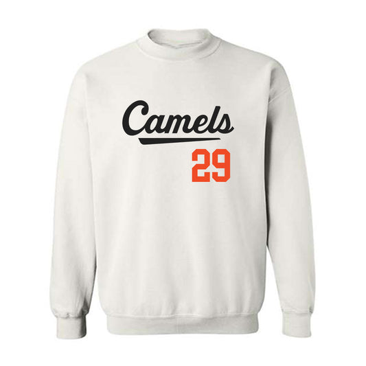 Campbell - NCAA Baseball : Wiley Hartley - Crewneck Sweatshirt Replica Shersey