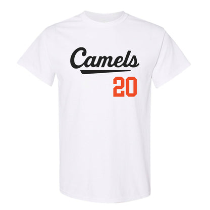 Campbell - NCAA Baseball : David Rossow - T-Shirt Replica Shersey