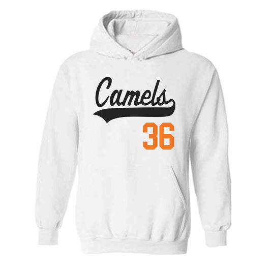 Campbell - NCAA Baseball : Aaron Rund - Replica Shersey Hooded Sweatshirt