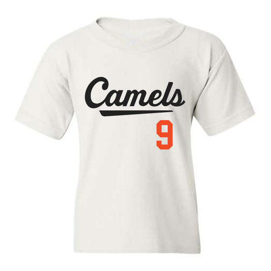 Campbell - NCAA Baseball : Andrew Schuldt - Youth T-Shirt Replica Shersey