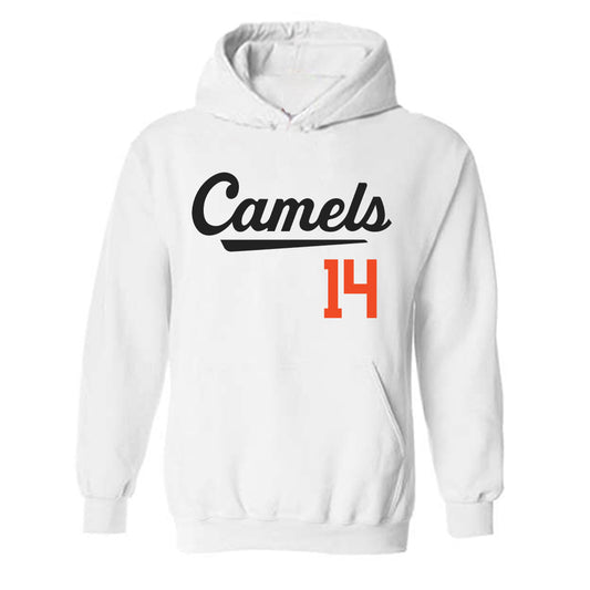Campbell - NCAA Baseball : Zach Sabers - Hooded Sweatshirt Replica Shersey
