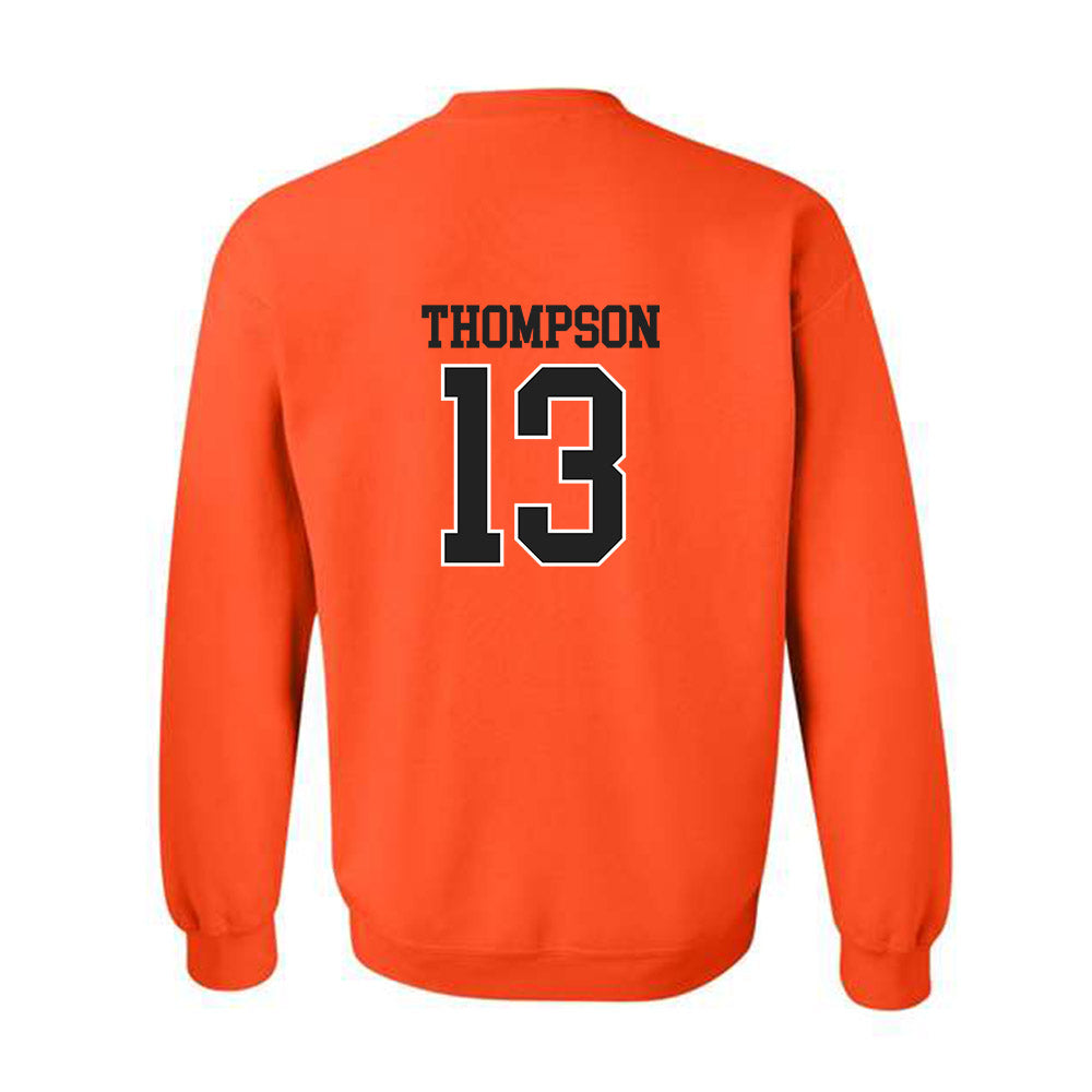 Campbell - NCAA Baseball : Jackson Thompson - Crewneck Sweatshirt Replica Shersey