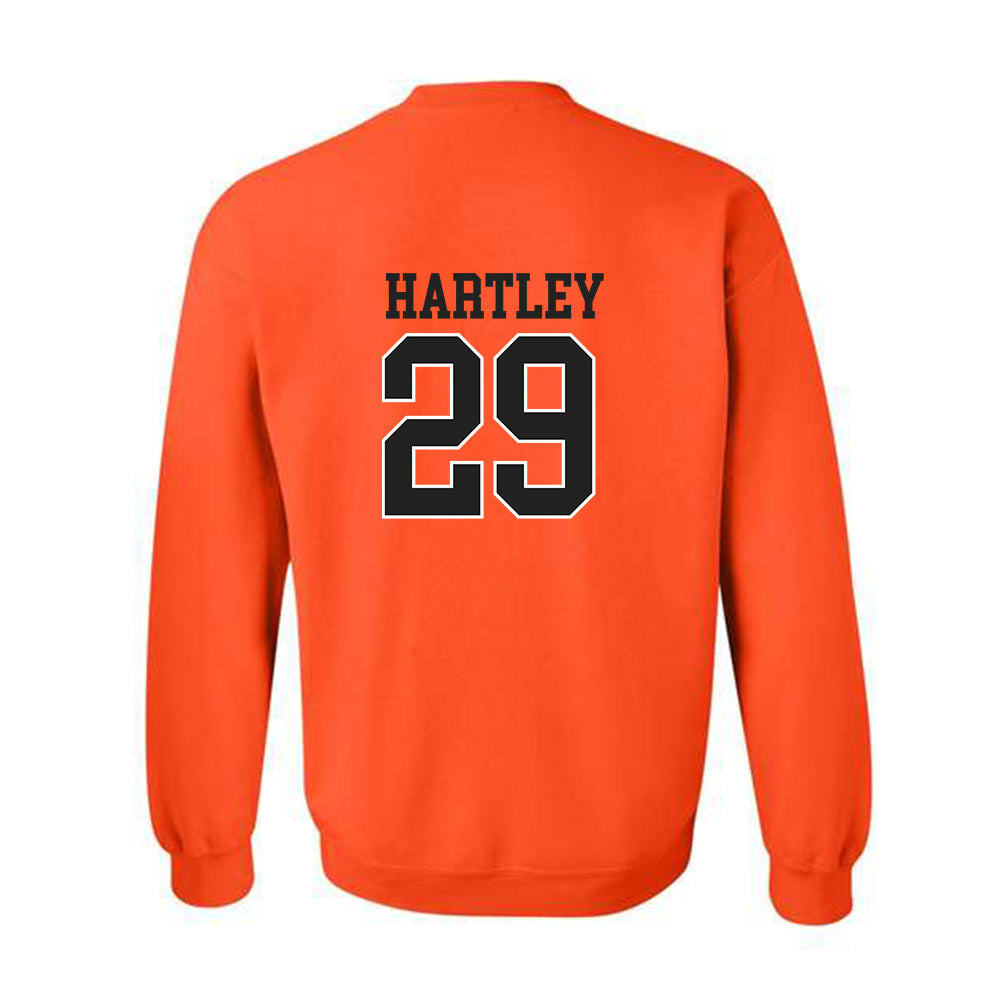Campbell - NCAA Baseball : Wiley Hartley - Crewneck Sweatshirt Replica Shersey