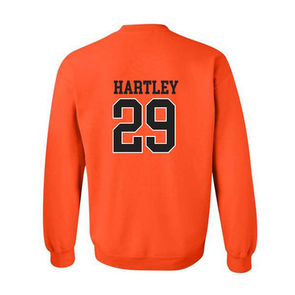 Campbell - NCAA Baseball : Wiley Hartley - Crewneck Sweatshirt Replica Shersey