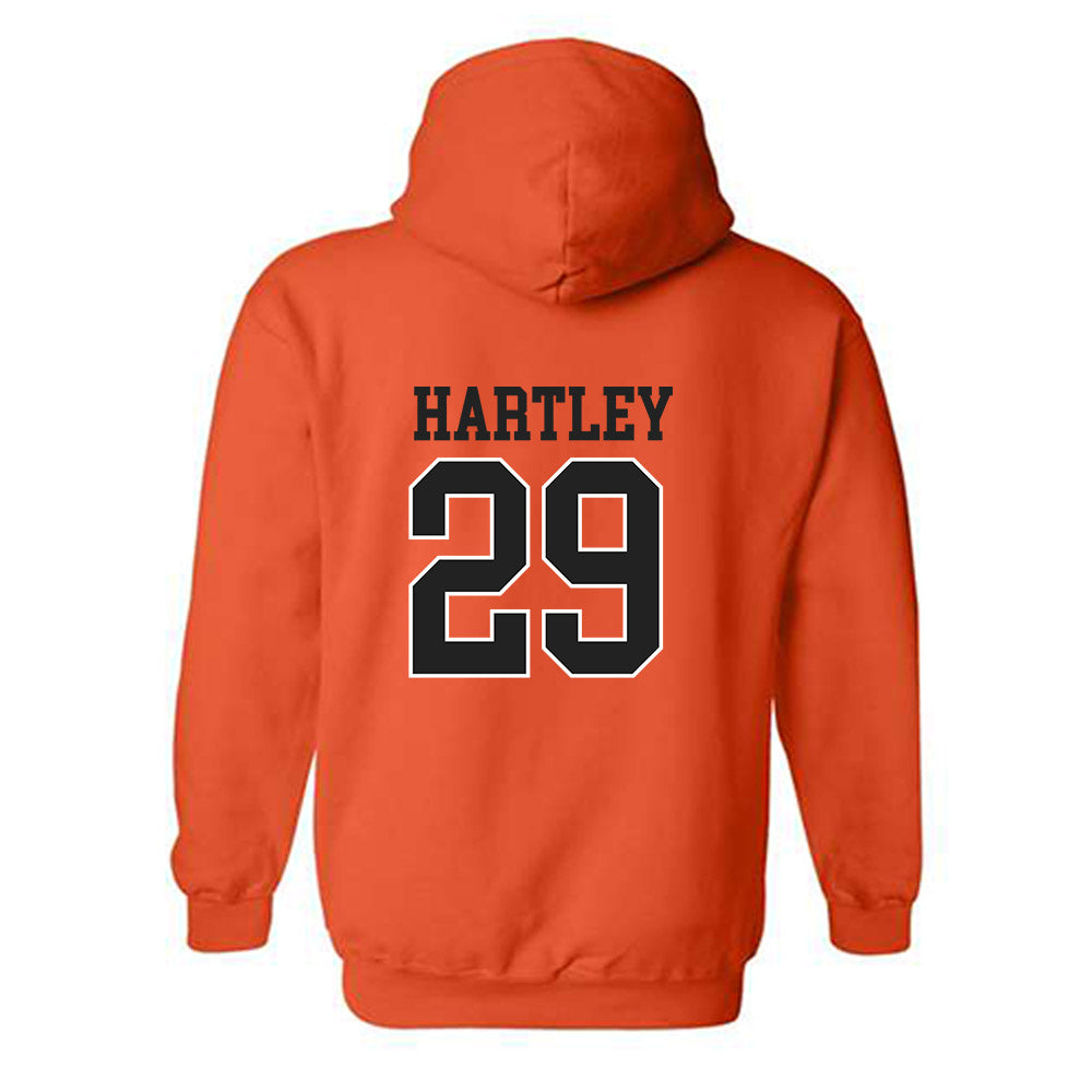 Campbell - NCAA Baseball : Wiley Hartley - Hooded Sweatshirt Replica Shersey