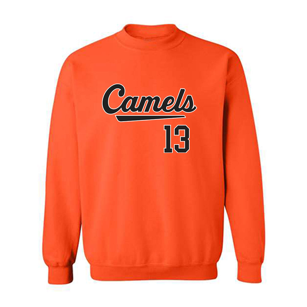 Campbell - NCAA Baseball : Jackson Thompson - Crewneck Sweatshirt Replica Shersey