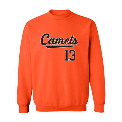 Campbell - NCAA Baseball : Jackson Thompson - Crewneck Sweatshirt Replica Shersey
