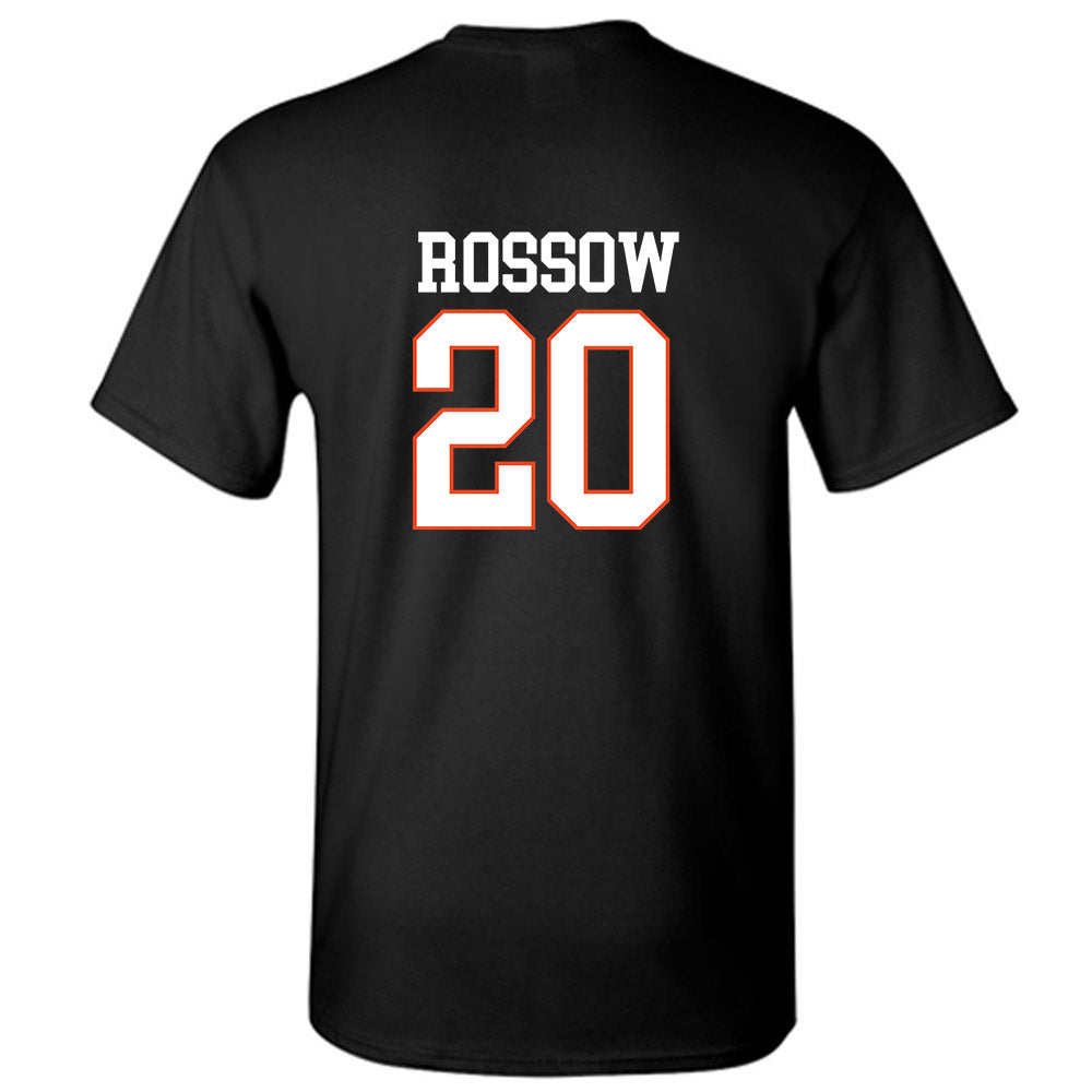 Campbell - NCAA Baseball : David Rossow - T-Shirt Replica Shersey