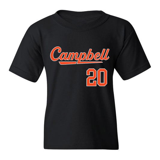 Campbell - NCAA Baseball : David Rossow - Youth T-Shirt Replica Shersey