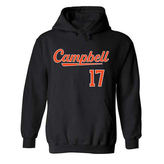 Campbell - NCAA Baseball : Jackson Roberts - Hooded Sweatshirt Replica Shersey