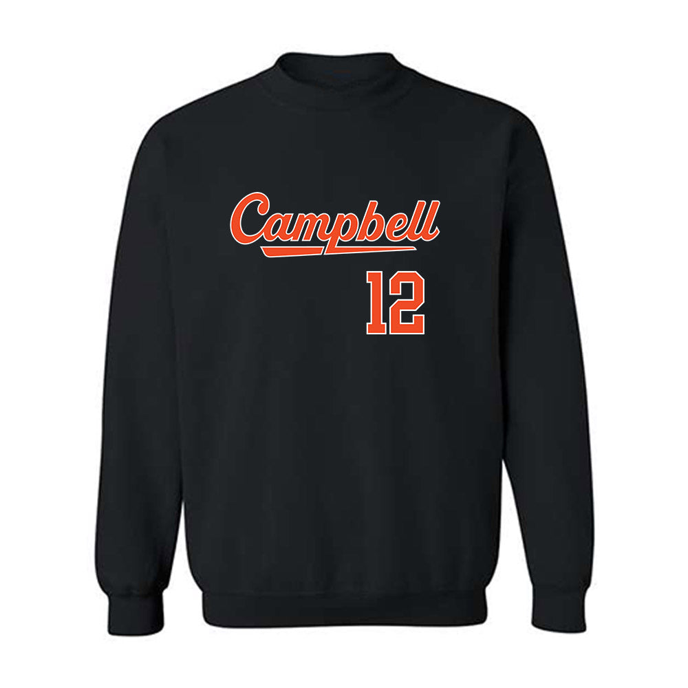Campbell - NCAA Baseball : Cooper Clark - Crewneck Sweatshirt Replica Shersey