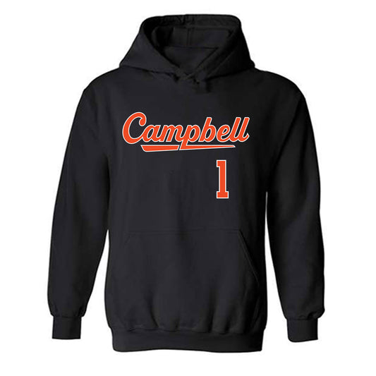 Campbell - NCAA Baseball : Dalen Thompson - Hooded Sweatshirt Replica Shersey