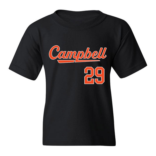 Campbell - NCAA Baseball : Wiley Hartley - Youth T-Shirt Replica Shersey