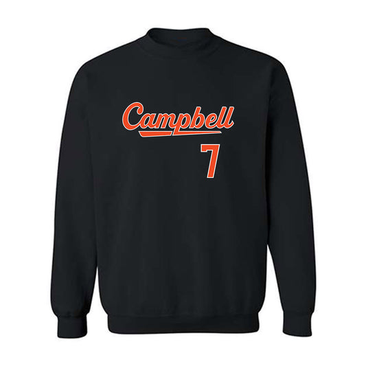 Campbell - NCAA Baseball : Braeden O'Shaughnessy - Crewneck Sweatshirt Replica Shersey