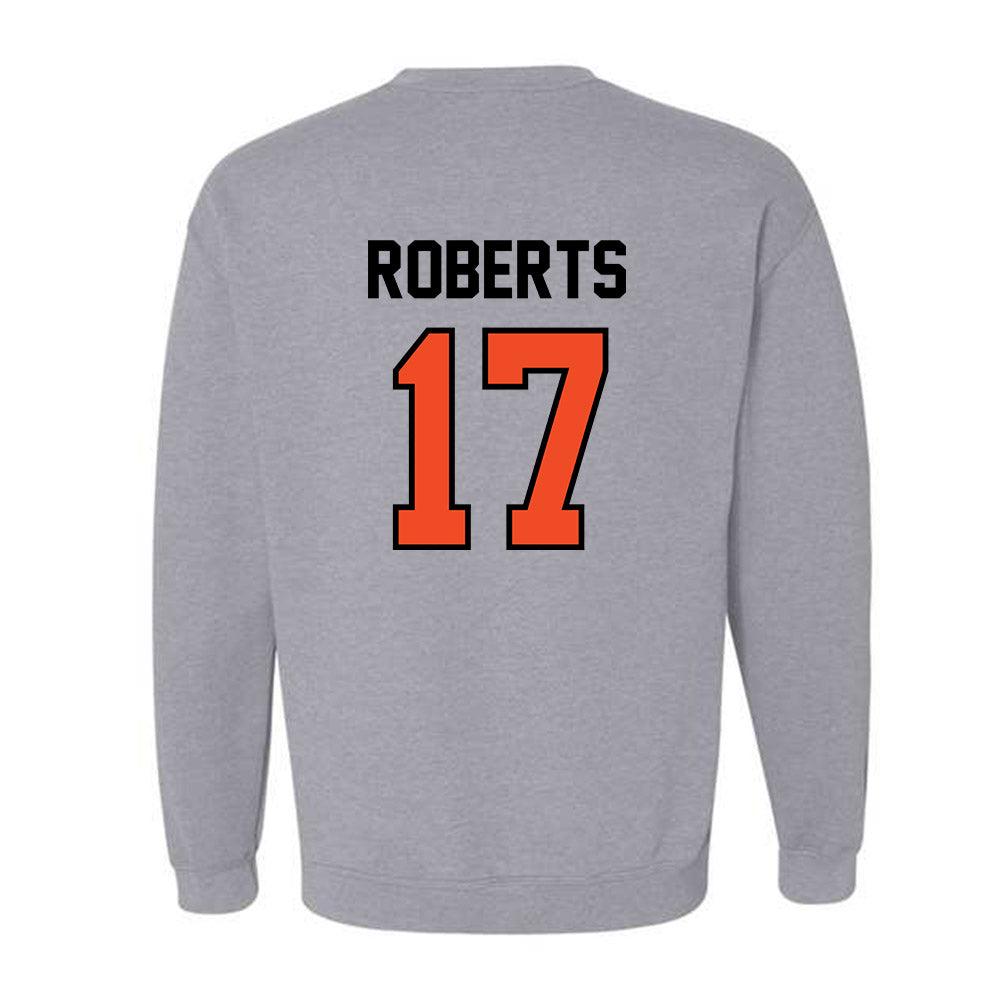 Campbell - NCAA Baseball : Jackson Roberts - Crewneck Sweatshirt Classic Shersey
