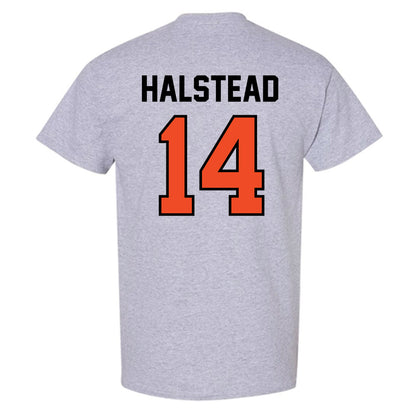 Campbell - NCAA Baseball : Tyler Halstead - T-Shirt Classic Shersey