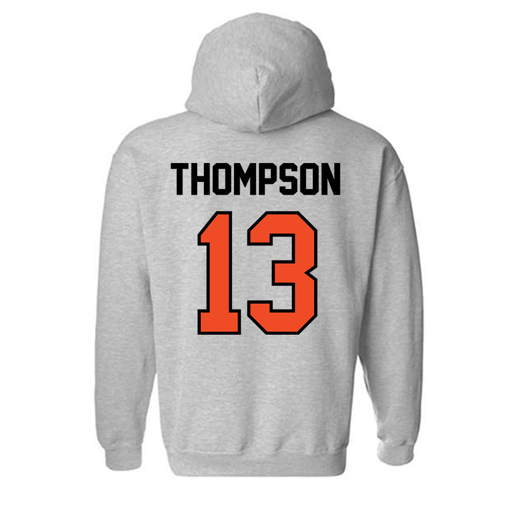 Campbell - NCAA Baseball : Jackson Thompson - Hooded Sweatshirt Classic Shersey