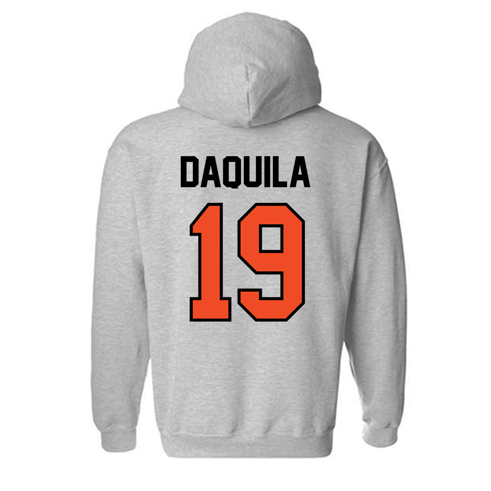 Campbell - NCAA Baseball : Chance Daquila - Hooded Sweatshirt Classic Shersey