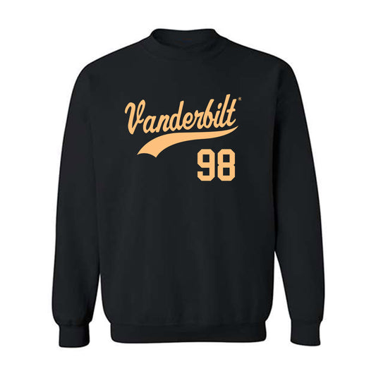 Vanderbilt - NCAA Baseball : Greysen Carter - Crewneck Sweatshirt Replica Shersey
