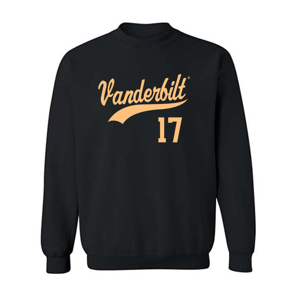 Vanderbilt - NCAA Baseball : Ryan Ginther - Crewneck Sweatshirt Replica Shersey