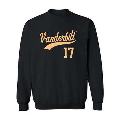 Vanderbilt - NCAA Baseball : Ryan Ginther - Crewneck Sweatshirt Replica Shersey