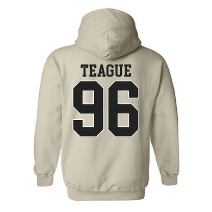 Vanderbilt - NCAA Baseball : Nathan Teague - Hooded Sweatshirt Replica Shersey