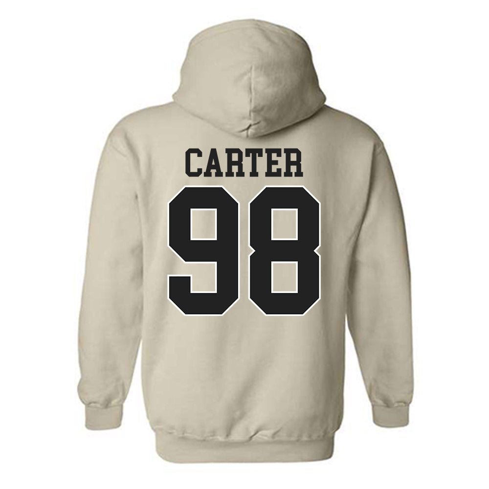 Vanderbilt - NCAA Baseball : Greysen Carter - Hooded Sweatshirt Replica Shersey
