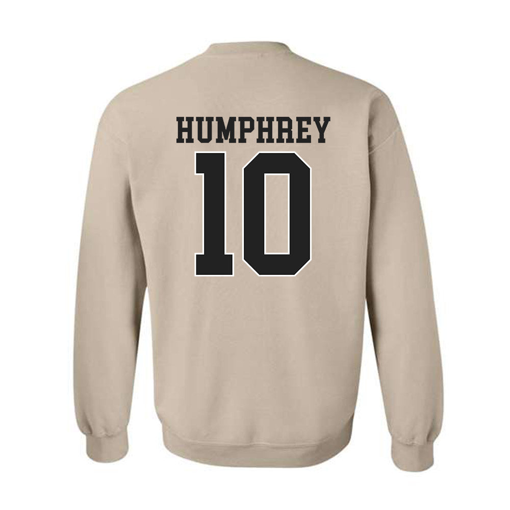 Vanderbilt - NCAA Baseball : Jacob Humphrey - Crewneck Sweatshirt Replica Shersey