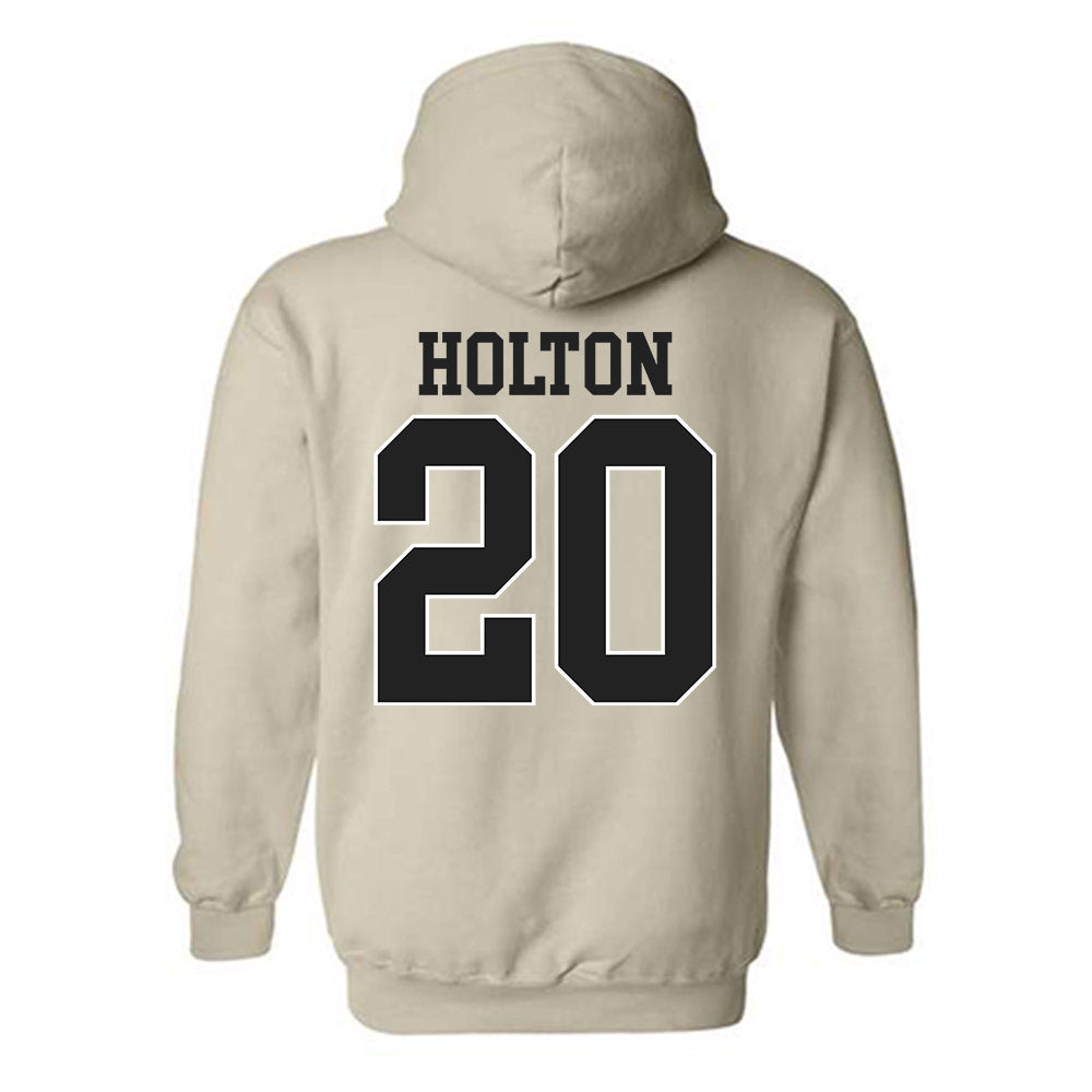 Vanderbilt - NCAA Baseball : Carter Holton - Hooded Sweatshirt Replica Shersey