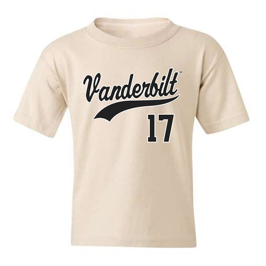 Vanderbilt - NCAA Baseball : Ryan Ginther - Youth T-Shirt Replica Shersey