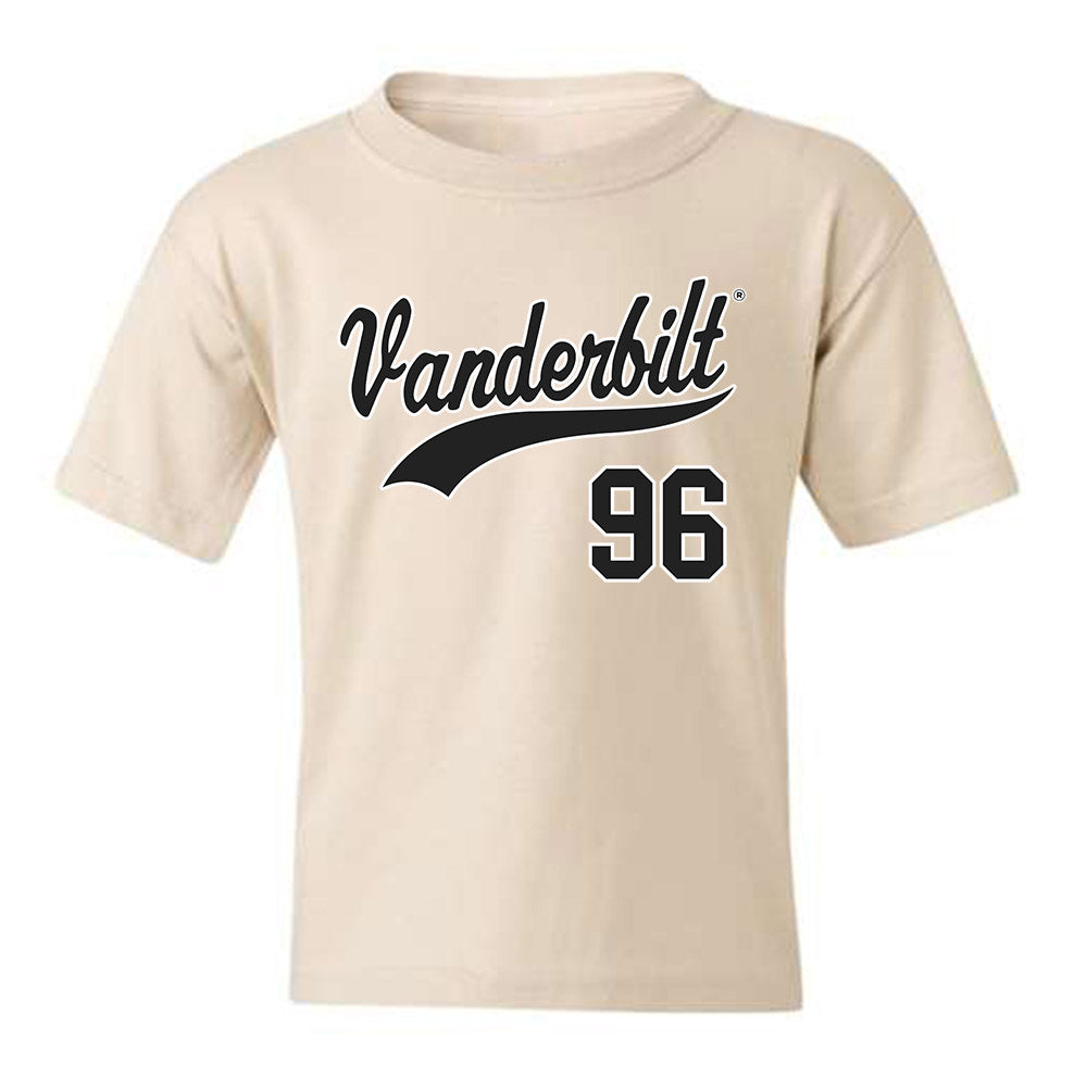 Vanderbilt - NCAA Baseball : Nathan Teague - Youth T-Shirt Replica Shersey