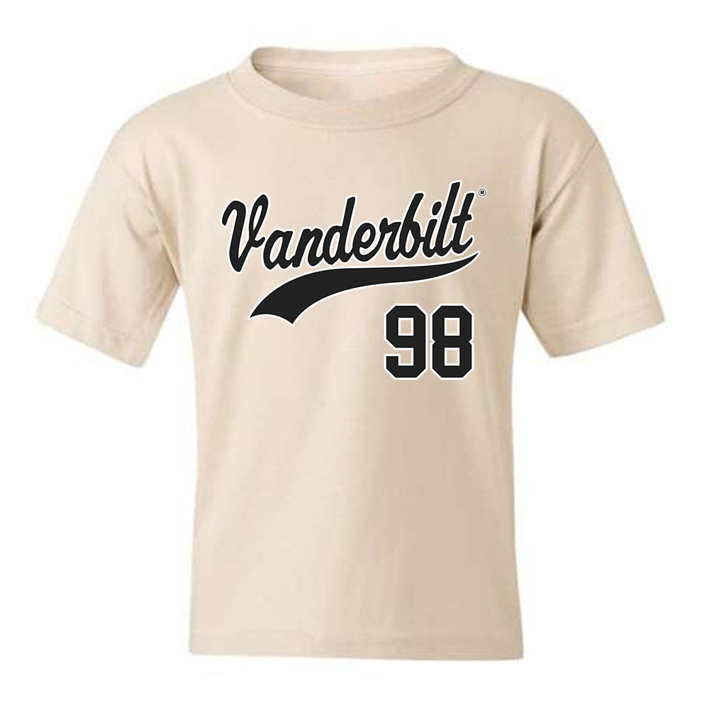 Vanderbilt - NCAA Baseball : Greysen Carter - Youth T-Shirt Replica Shersey