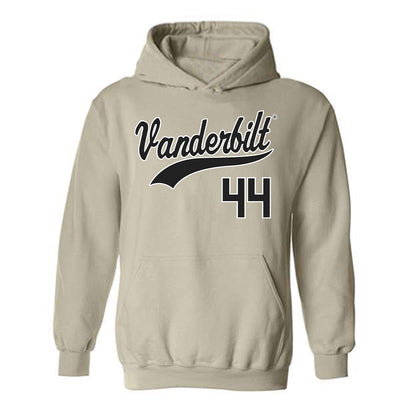 Vanderbilt - NCAA Baseball : Colin Barczi - Hooded Sweatshirt Replica Shersey