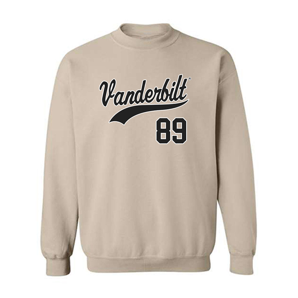 Vanderbilt - NCAA Baseball : Ethan McElvain - Crewneck Sweatshirt Replica Shersey