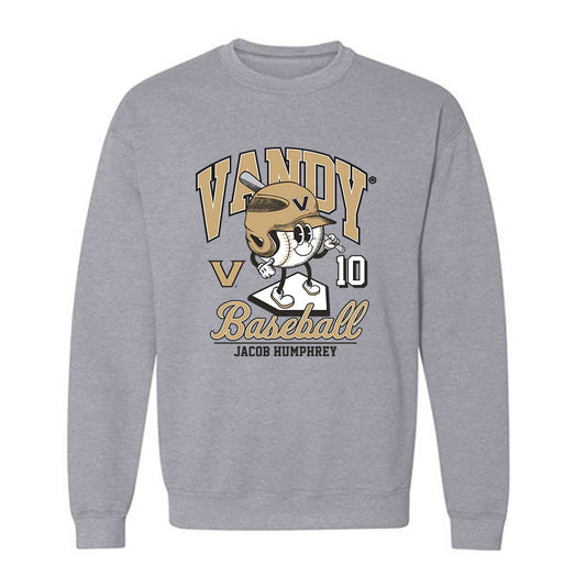 Vanderbilt - NCAA Baseball : Jacob Humphrey - Crewneck Sweatshirt Fashion Shersey