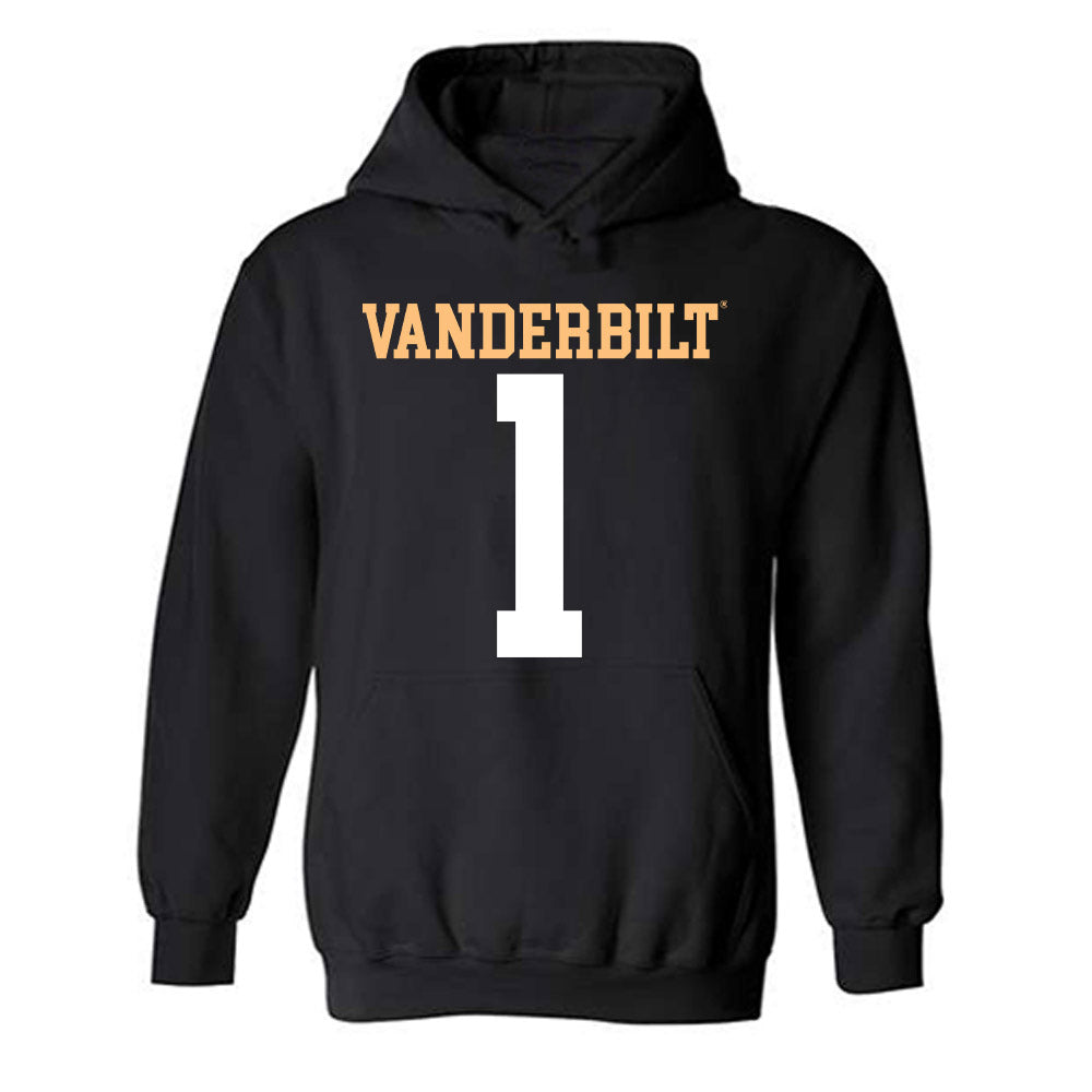 Vanderbilt - NCAA Football : CJ Taylor - Hooded Sweatshirt Replica Shersey