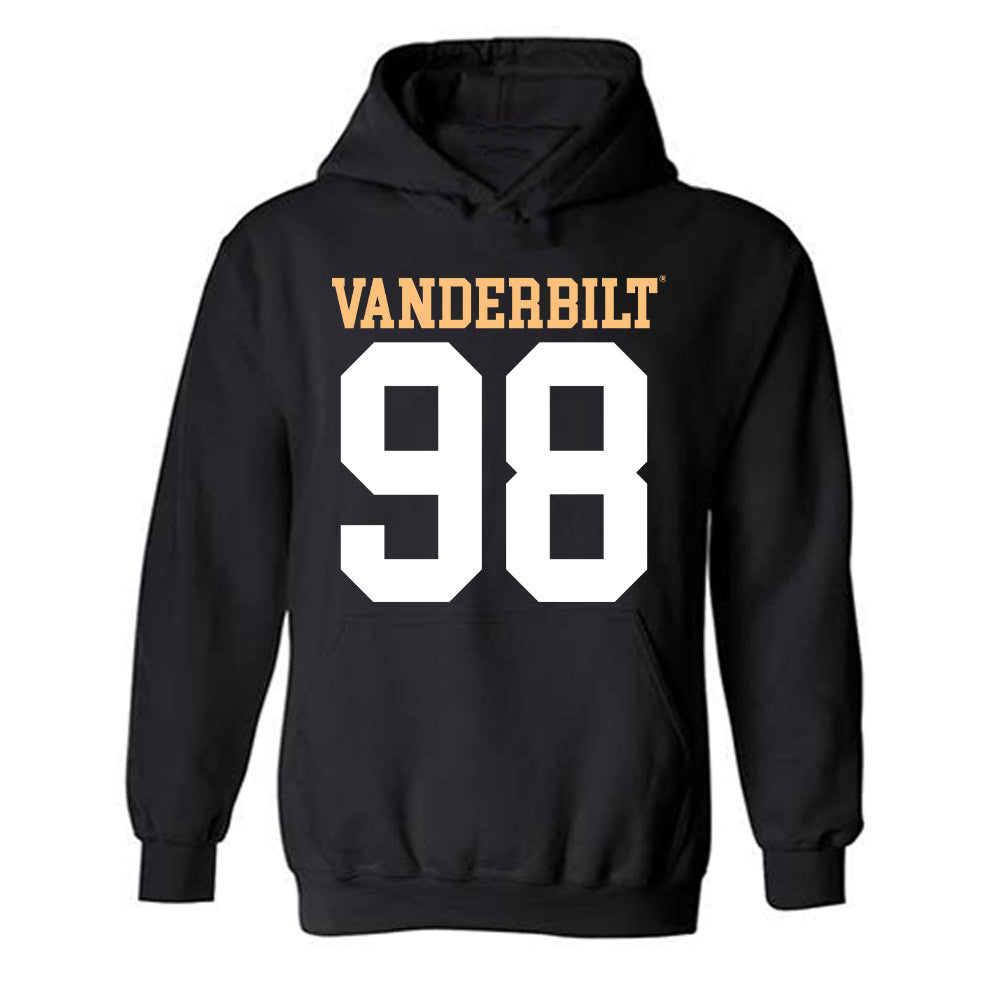 Vanderbilt - NCAA Football : Demarion Thomas - Hooded Sweatshirt Replica Shersey