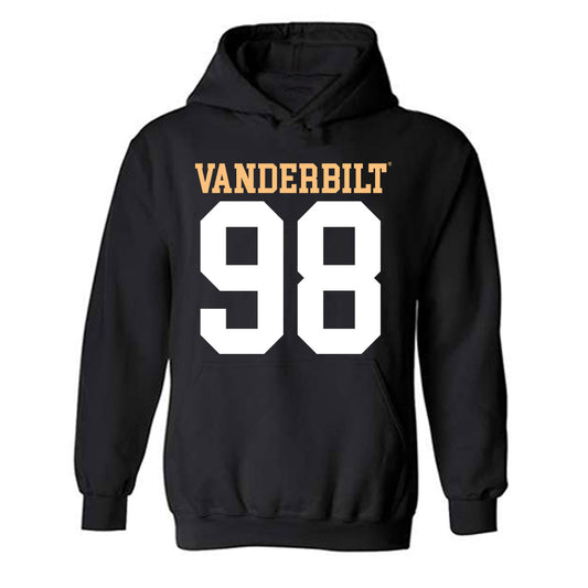 Vanderbilt - NCAA Football : Demarion Thomas - Hooded Sweatshirt Replica Shersey