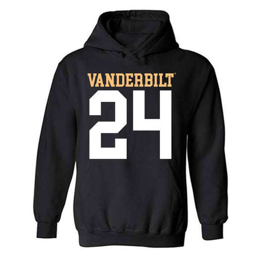 Vanderbilt - NCAA Football : Nick Rinaldi - Hooded Sweatshirt Replica Shersey