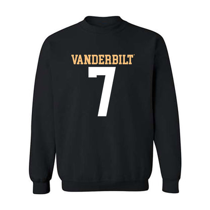 Vanderbilt - NCAA Football : Drew Dickey - Crewneck Sweatshirt Replica Shersey