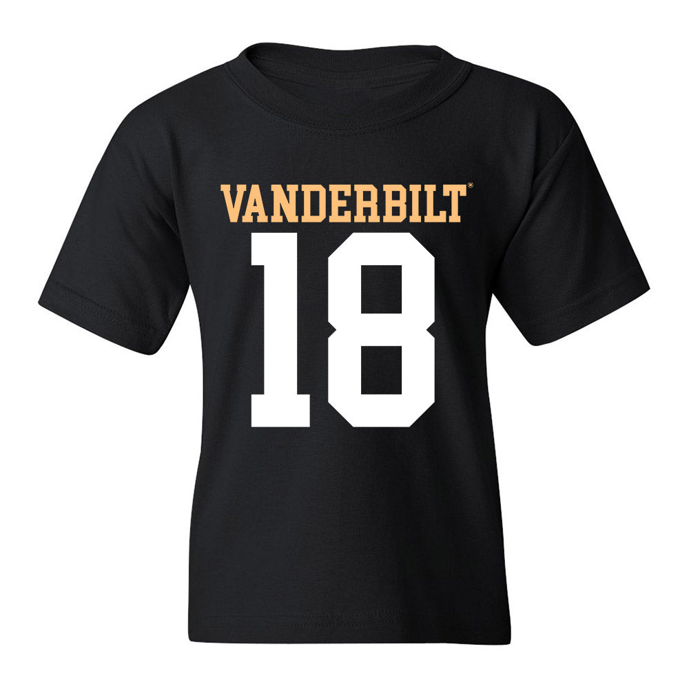 Vanderbilt - NCAA Football : Hayden Moses - Youth T-Shirt Replica Shersey