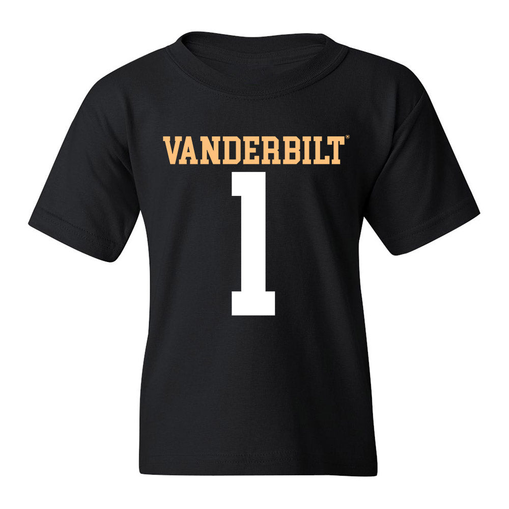 Vanderbilt - NCAA Football : CJ Taylor - Youth T-Shirt Replica Shersey