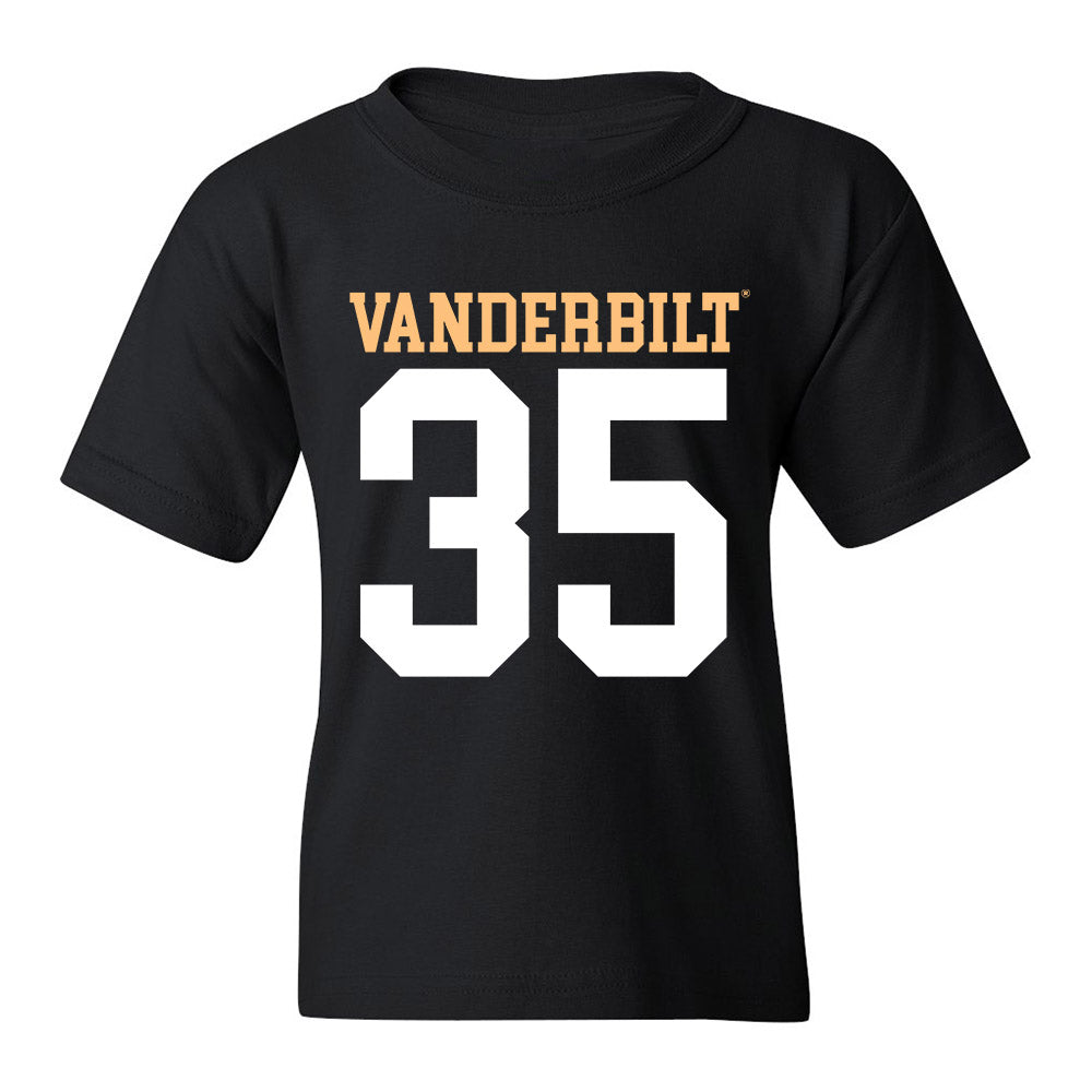 Vanderbilt - NCAA Football : Deago Benson - Youth T-Shirt Replica Shersey