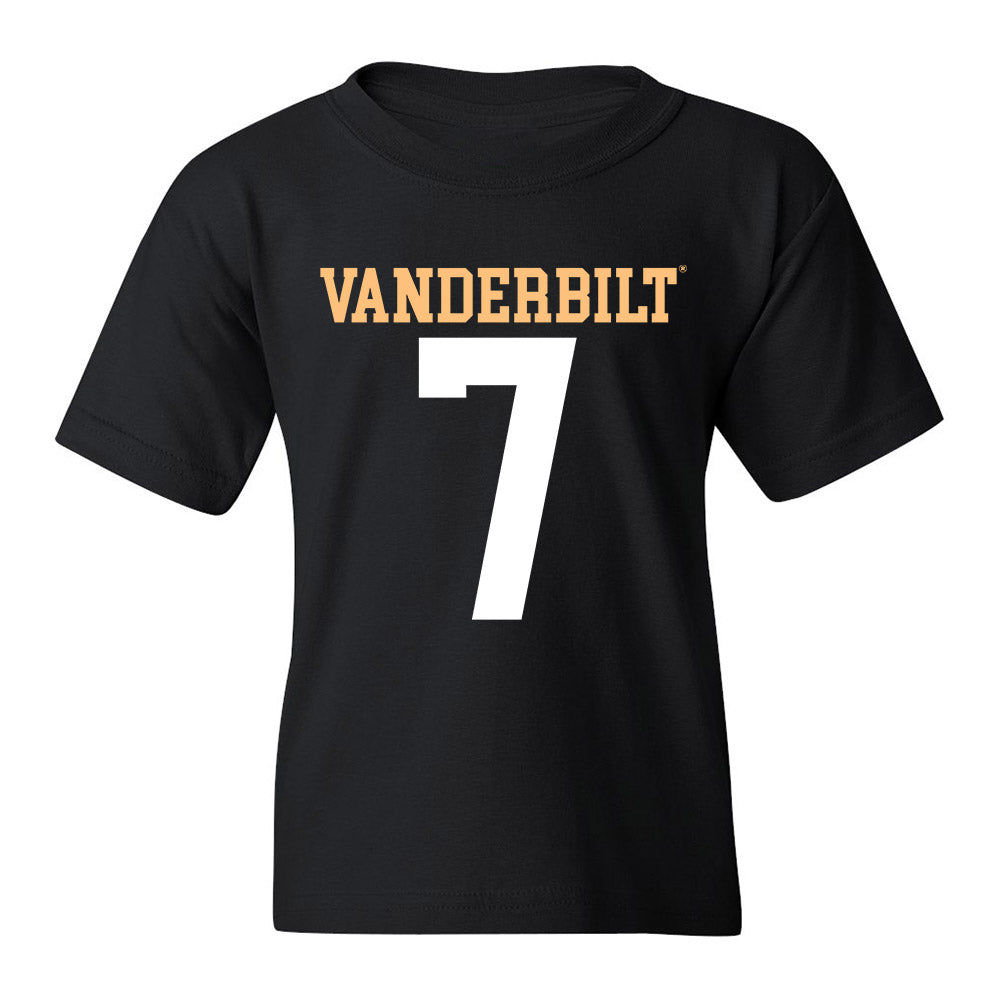 Vanderbilt - NCAA Football : Drew Dickey - Youth T-Shirt Replica Shersey